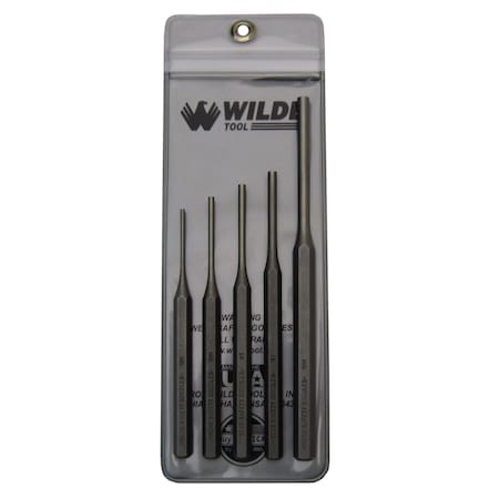 Wilde 5-PIECE PIN PUNCH SET-VINYL POUCH PP 5.NP/VP